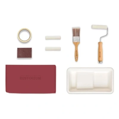 Image of Rust Oleum Ready to Roll Eco Paint Kit (Small) Chalky Furniture Fiery Shades