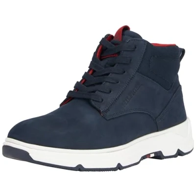Image of Tommy Hilfiger Men HILIFGER NUBUCK HYBRID CHUKKA, Desert Sky, 41 EU