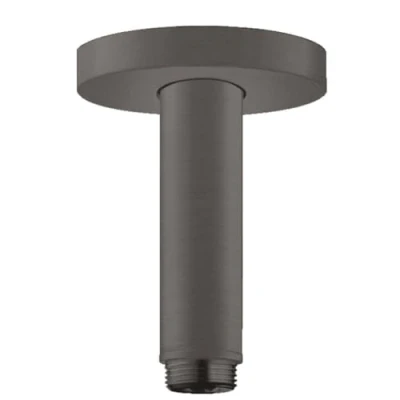 Image of hansgrohe 27393340 S 10 cm Brushed Black Chrome Ceiling Connector