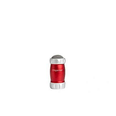 Image of Marcato Powdered Sugar Spreader, Kitchen Sieve, Powder Dispenser, also for Flour and Spices, in Aluminium, Made Italy. Model: Red