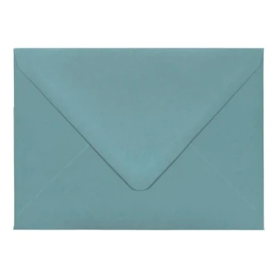 Image of Pack of 50 Cove Blue 133mm x 184mm Gummed 120gsm 5x7 Inch Invitation Coloured Envelopes