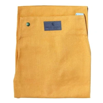 Image of Samuel Lamont Cooking Apron Premium Kitchen for Chefs and Home Cooks Stylish Durable Chef&#039;s Cooking, Grilling Baking Honey Canvas One Size