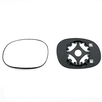 Image of Fits Peugeot 206, For 1998 to 2012 Convex Wing Mirror Glass LEFT HAND (UK Passenger Side)