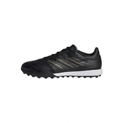 Image of adidas Performance COPA PURE 2.0 League turf Astro trainers, Men&#039;s, Size: 6, Core black/gold metallic Leather/synthetics
