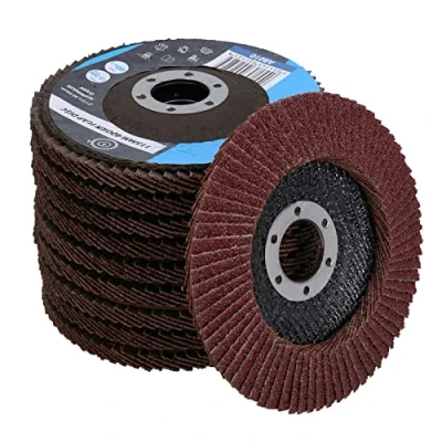 Image of 40 Grit Coarse Flap Sanding Grinding Discs For 4.5 (115mm) Angle Grinders 10pk