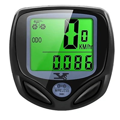 Image of DINOKA Bike Computer Wireless Waterproof Cycling Automatic Wake up Multifunctions Bicycle Speedometer Odometer Backlight LCD Display Tracking Distance Avs Speed Time