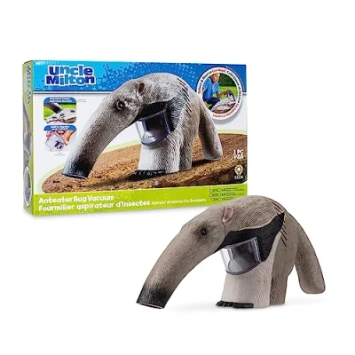 Image of Uncle Milton Ant Eater Bug Vacuum 2.0 Live Ecosystem Habitat, STEM Educational Kids Toy, Study Behavior at Home &amp; School Basic Fun 14998