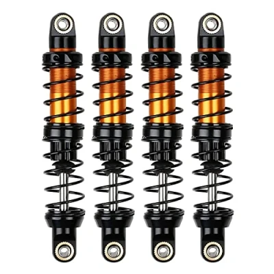 Image of INJORA RC Shock Absorber 4pcs Damper for 1/10 Crawler Car Axial SCX10 90046 AXI03007 TRX4 TRX6 (80mm)
