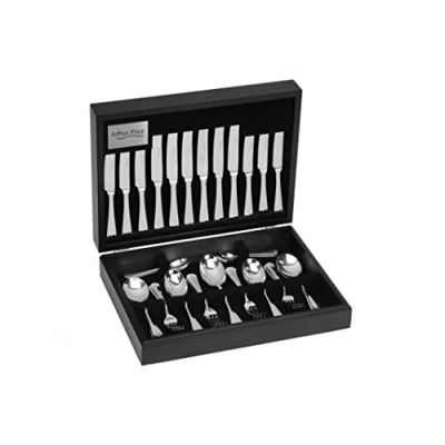 Image of Arthur Price Classic Rattail 44 Piece Cutlery Canteen FREE Extra Six Tea Spoons