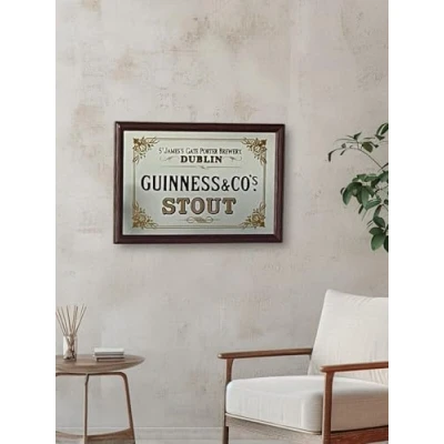 Image of Laurie&#039;s Pub and Bar Accessories Guinness St James&#039;s Gate Large Mirror