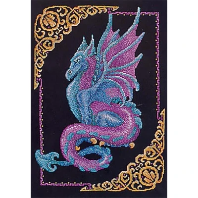 Image of Janlynn 1 Piece Mythical Dragon Counted Cross Stitch Kit