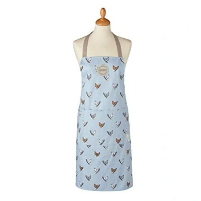 Image of Cooksmart British Designed Kitchen Aprons For Women &amp; Men 100% Cotton Apron With Pockets Modern Cooking Suitable All Types Of Kitchens