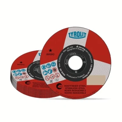 Image of TYROLIT Super Thin Cutting Discs for Stainless Steel 125 x 1.0 22.23 mm (Pack of 25)