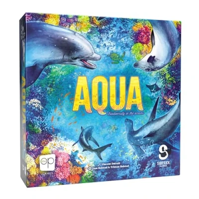 Image of USAOPOLY Aqua Tile Board Game Ages 8+ 1 4 Players 30 45 Minutes Playing Time