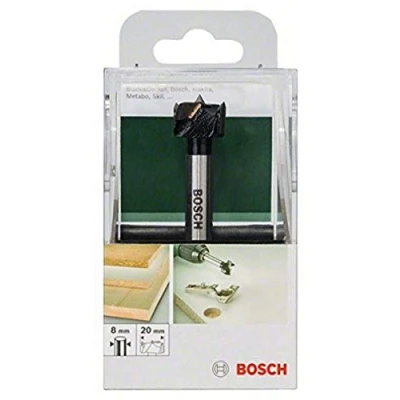 Image of Bosch 2609255279 Tungsten Carbide Tipped Hinge Boring Bit with Diameter 20mm