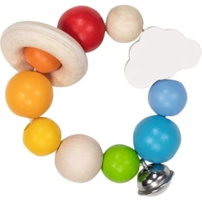 Image of goki 65285 Grasping Toy Elastic Rainbow