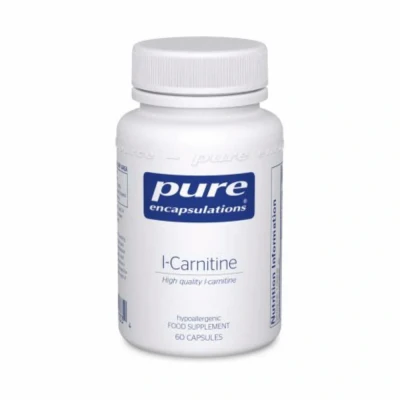 Image of Pure Encapsulations L Carnitine 340mg Bioavailable Amino Acid 60 Vegetarian Capsules