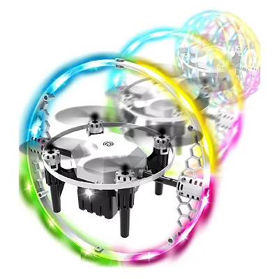 Image of Red Illuminator Quadcopter Flying Toy V2