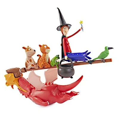 Image of WOW! STUFF The Room On Broom Story Time Set Collectable Articulated Character Action Figures Official Toys and Gifts from Julia Donaldson Axel Scheffler Books Films
