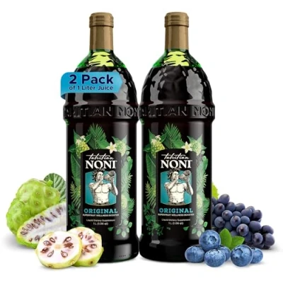 Image of TAHITIAN NONI Juice by Morinda 2PK Case, Two 1 Liter Bottles per Case