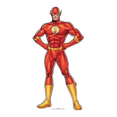 Image of DC COMICS The Flash Cut Out, Cardboard, Multi Colour, 90 x 45 cm