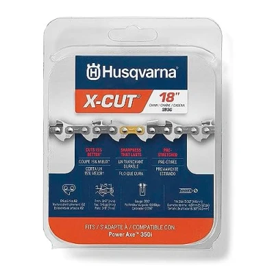Image of Husqvarna X Cut S93G 18 Inch Chainsaw Chain, 3/8&quot; Pitch, 050&quot; Gauge, 62 Drive Links, 350i Chain Replacement