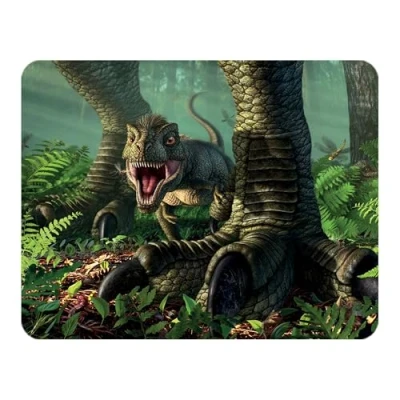 Image of 3D LiveLife Magnet Wee Rex from Deluxebase. Lenticular Dinosaur Fridge Magnet. Magnetic decor for kids and adults with artwork licensed renowned artist, Jerry LoFaro