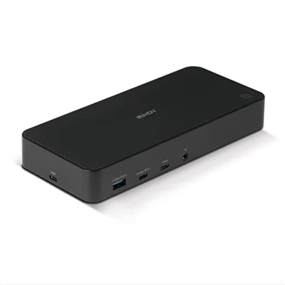 Image of Lindy DST Pro Universal, USB Type C and A Hybrid Laptop Docking Station 4K HDMI, 2x4K (DP or HDMI)