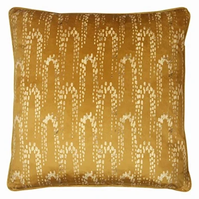 Image of furn. Wisteria Polyester Filled Cushion, Polyester, Gold