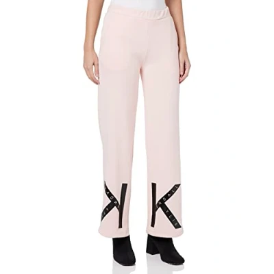 Image of KENDALL &amp; KYLIE Women&#039;s K&amp;K W Straight FIT Logo Sweatpants KKW3711715, Soft Pink, S