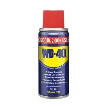 Image of WD40 Aerosol Cleans Spray Lubrication Care Lubricant Car Clear Rust DIY 80ML