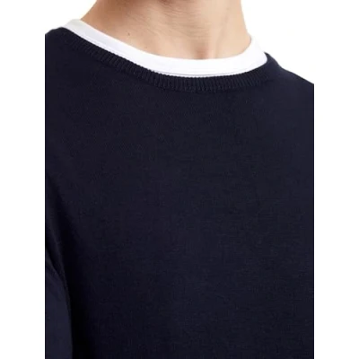 Image of French Connection Women&#039;s Dark Navy Crew Neck Knitted Jumper