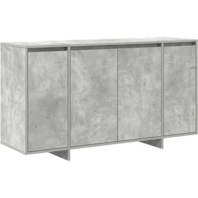 Image of vidaXL Concrete grey Sideboard Engineered wood