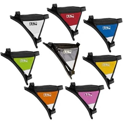Image of M Wave Corner Triangle Bike Frame Storage Pannier Bag Select Colour: (White)