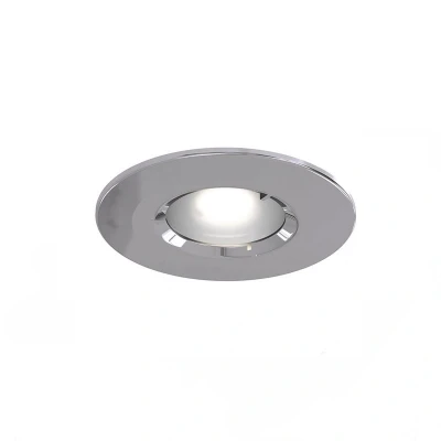 Image of Ansell Edge Fire Rated GU10 downlight Chrome IP65