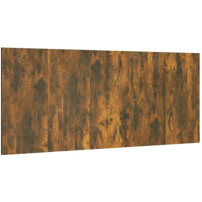 Image of vidaXL Bed Headboard Smoked Oak 200x1.5x80 cm Engineered Wood