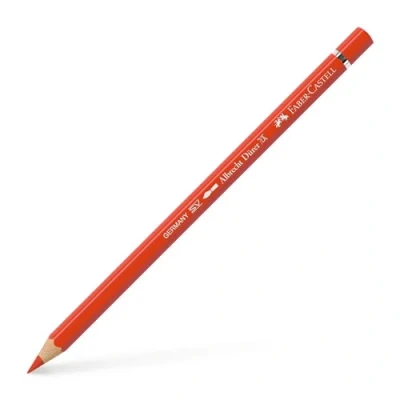 Image of Faber Castell Art &amp; Graphic Albrecht Dürer Watercolour Pencil, (117), Light Cadmium Red, For Art, Craft, Drawing, Sketching, Home, School, University, Colouring