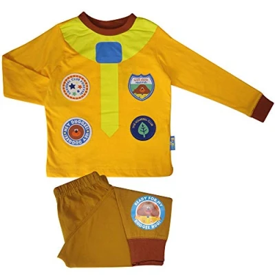 Image of Hey Duggee Boys Pyjamas Novelty PJs Sizes 18 Mont 5 6 Years / 110 116 cms Yellow/Brown