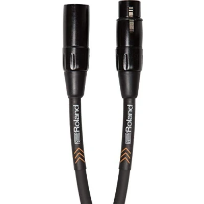 Image of Roland Black Series Balanced Microphone Cable, 50Ft /15M Rmc B50, 15 Meters
