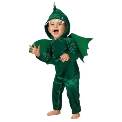 Image of Atosa Green Dragon Costume with Wings Unisex Baby 12 24 Months