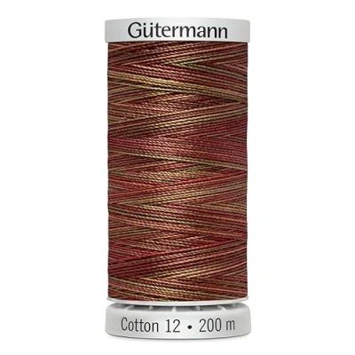 Image of Gutermann No 12 Sulky Cotton Embroidery Thread 200m 4010 Red Each