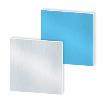 Image of iMeistek 6063 Aluminium Sheet with Protective Film on Both Sides, 80 mm x 1.5mm Wall Thick Square Plate (2 PCS)