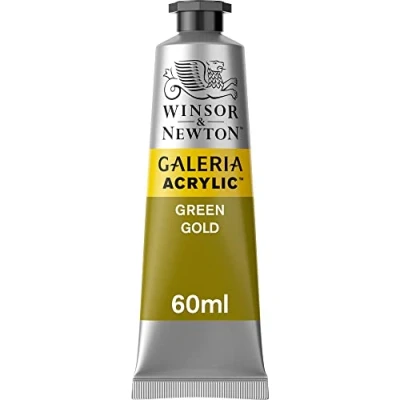 Image of SG Education GAL 2120294 Full Range of Galeria Acrylic, 60 mL Tube, Green Gold