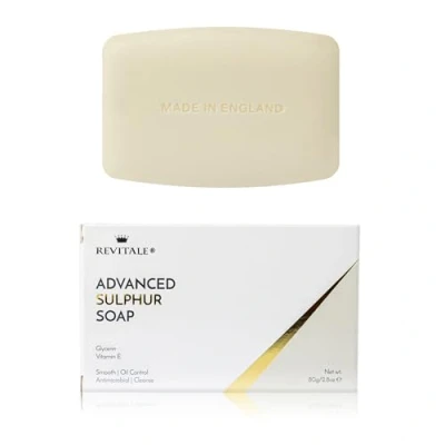 Image of Revitale Advanced Sulphur Soap Treatment 80g Developed for Blemish Prone, Rough and Bumpy Skin