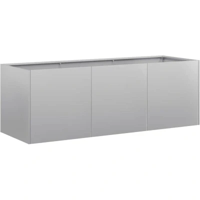 Image of vidaXL Planter 120x40x40 cm Galvanised Steel