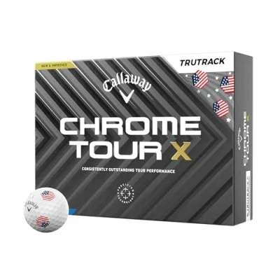 Image of Callaway Golf Chrome Tour X Ball 2024 USA TruTrack, One Dozen