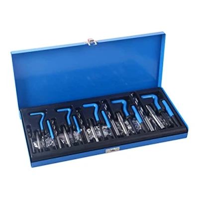 Image of 151pcs Thread Repair Kit Helicoil Insert Sleeves Metric M5 M6 M8 M10 M12 Stainless Steel Tap Drill