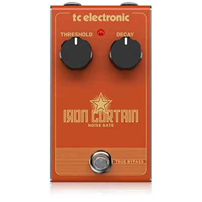 Image of TC Electronic IRON CURTAIN Noise Gate Ultra Fast and Efficient with 2 Knob Interface