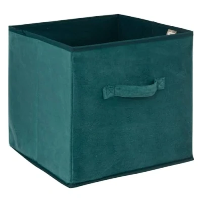 Image of 5 five simply smart Storage Box Velour Blue Duck 31 x cm