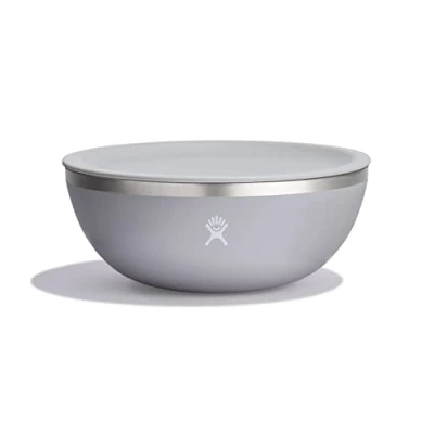 Image of HYDRO FLASK 0,95L (1 Qt) Outdoor Serving Bowl with Press In Lid Stainless Steel Reusable Kitchen Container Food and Snack Storage Easy to Clean Space Saving BPA Free Dishwasher Safe Birch
